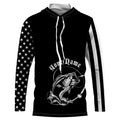 Personalized Bass Fishing Tattoo American Flag UV Protection Customized, Gift For Fisherman TTN62