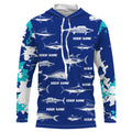 Saltwater Fishing Camo Custom UV Protection Long sleeve Performance Fishing TTN75