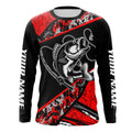 Personalized Bass Fishing, Custom Long Sleeve Bass Fishing Tournament Fishing TTN95