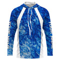 Men's Fishing Blue Sea Camo Sun Protection Outdoor Long Sleeve Gift For Fisherman TTN60
