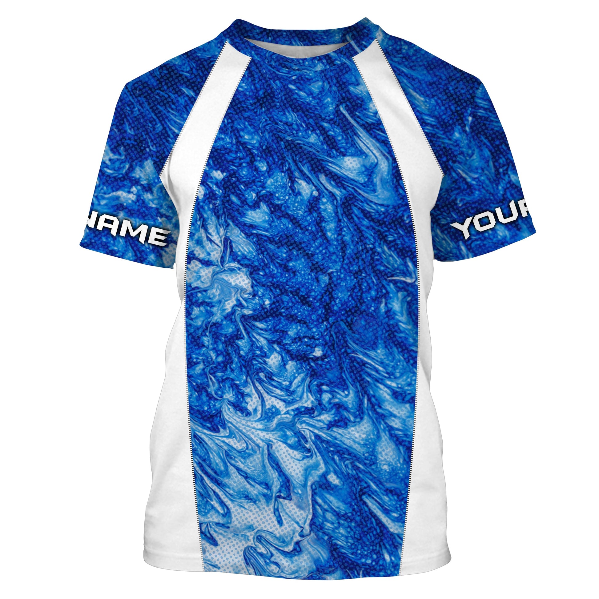 Men's Fishing Blue Sea Camo Sun Protection Outdoor Long Sleeve Gift For Fisherman TTN60