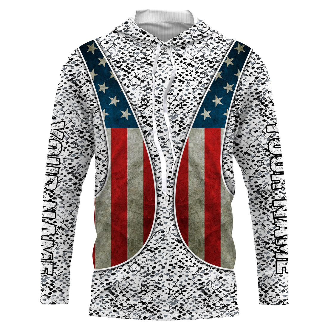 Fish scales Pattern, Fishing Waistcoat Long Sleeve For Fishermen TTN96