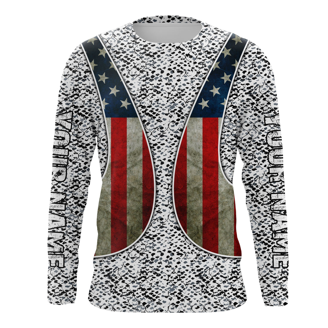 Fish scales Pattern, Fishing Waistcoat Long Sleeve For Fishermen TTN96