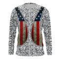 Fish scales Pattern, Fishing Waistcoat Long Sleeve For Fishermen TTN96