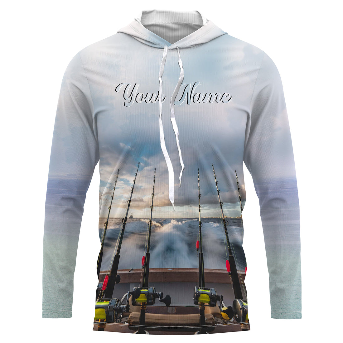 Summer Men’s 3D Fishing Pattern Custom Long Sleeves For Fishing Enthusiast TTN66