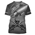 Chinook Salmon Fish Reaper Custom Long Sleeve Performance Fishing, Salmon Fishing TTN77