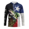 Bass Fishing Texas Flag Custom Name UV Protection - Personalized Fishing Gifts TTN24