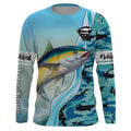 Tuna Fishing Blue Ocean Camouflage Performance Fishing, Sun Protection Long Sleeve, Perfect Gift for Fisherman TTN39