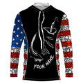 American Flag 3D Fish hook Customize UV Protection Long sleeve performance Patriot Fishing TTN50