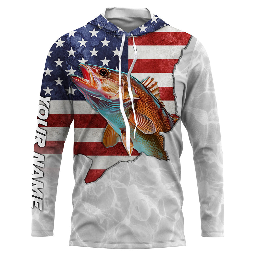Redfish Red Drum Fishing Custom UV Protection, Redfish Fishing, Fishing Tournament TTN67