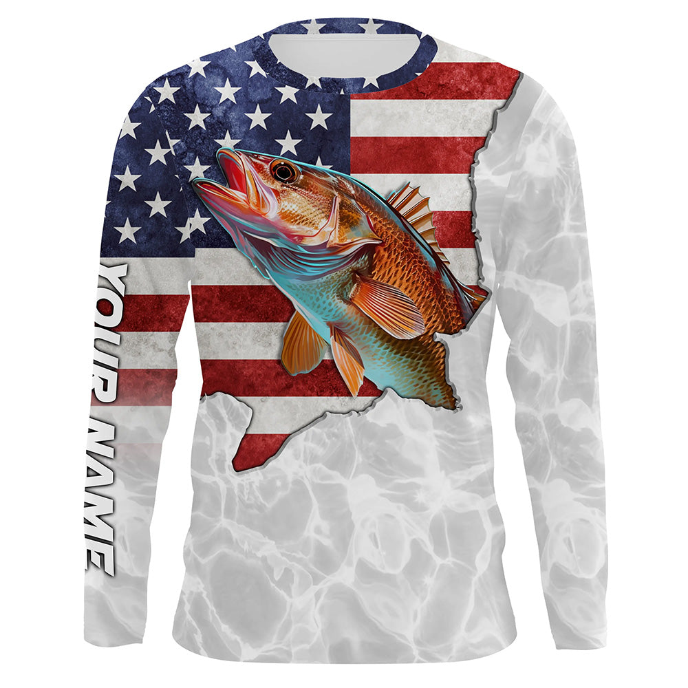 Redfish Red Drum Fishing Custom UV Protection, Redfish Fishing, Fishing Tournament TTN67