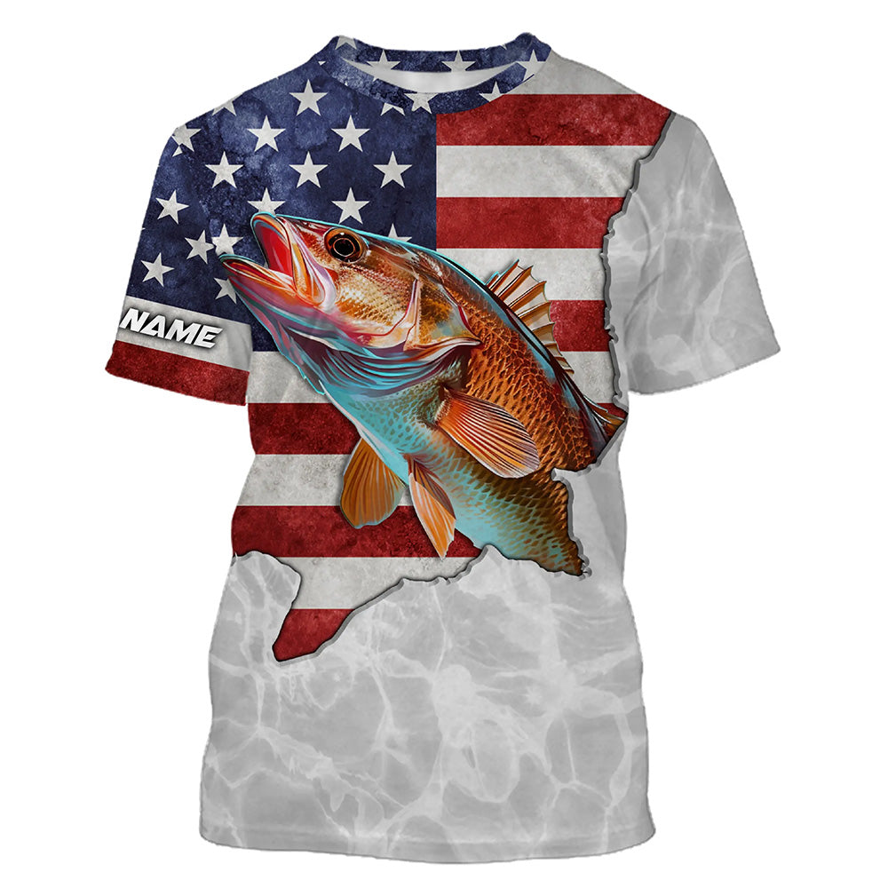 Redfish Red Drum Fishing Custom UV Protection, Redfish Fishing, Fishing Tournament TTN67