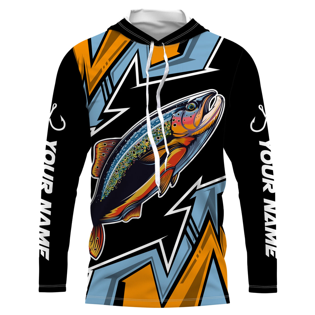 Personalized Rainbow Trout Fishing, Custom Name Performance Long Sleeves TTN81