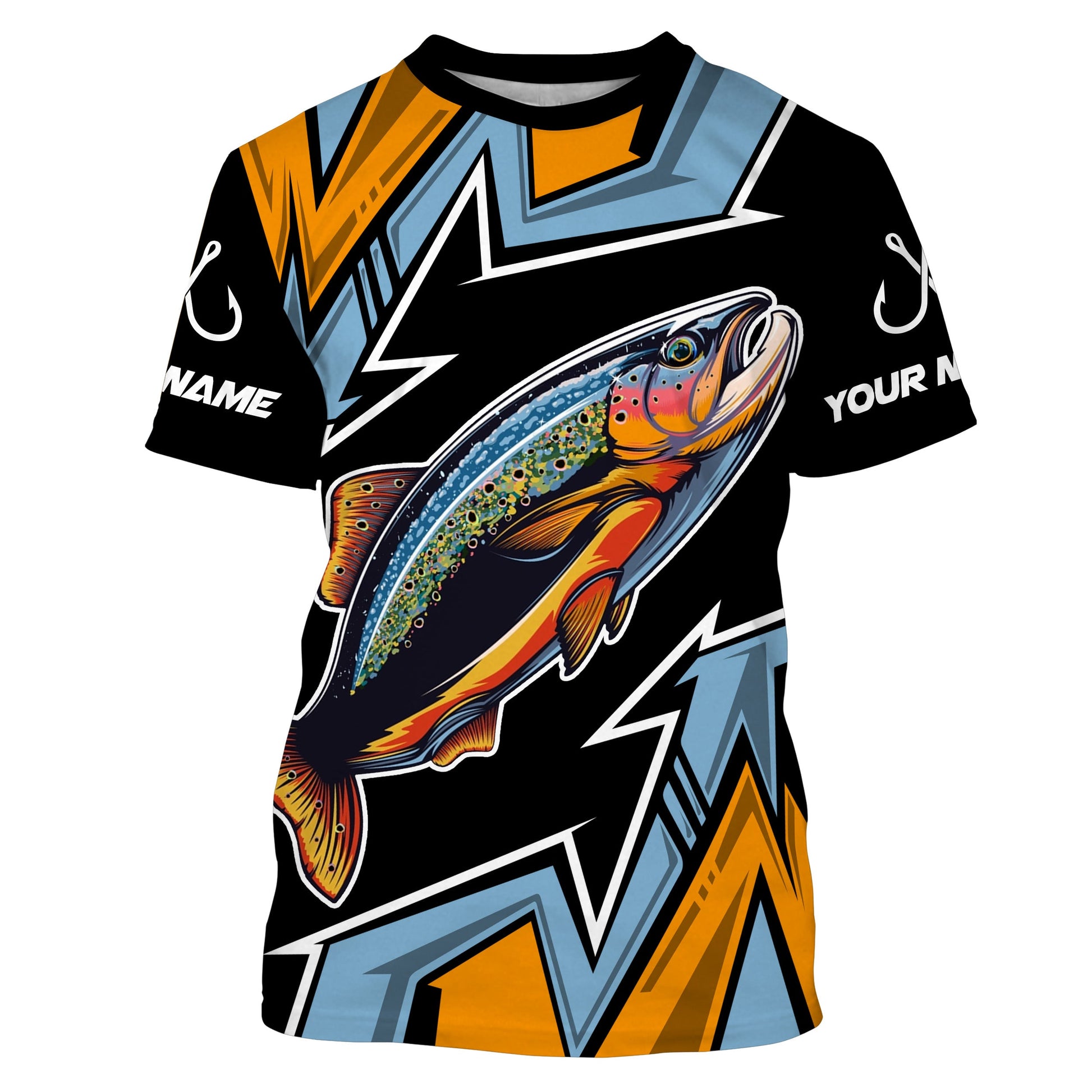 Personalized Rainbow Trout Fishing, Custom Name Performance Long Sleeves TTN81