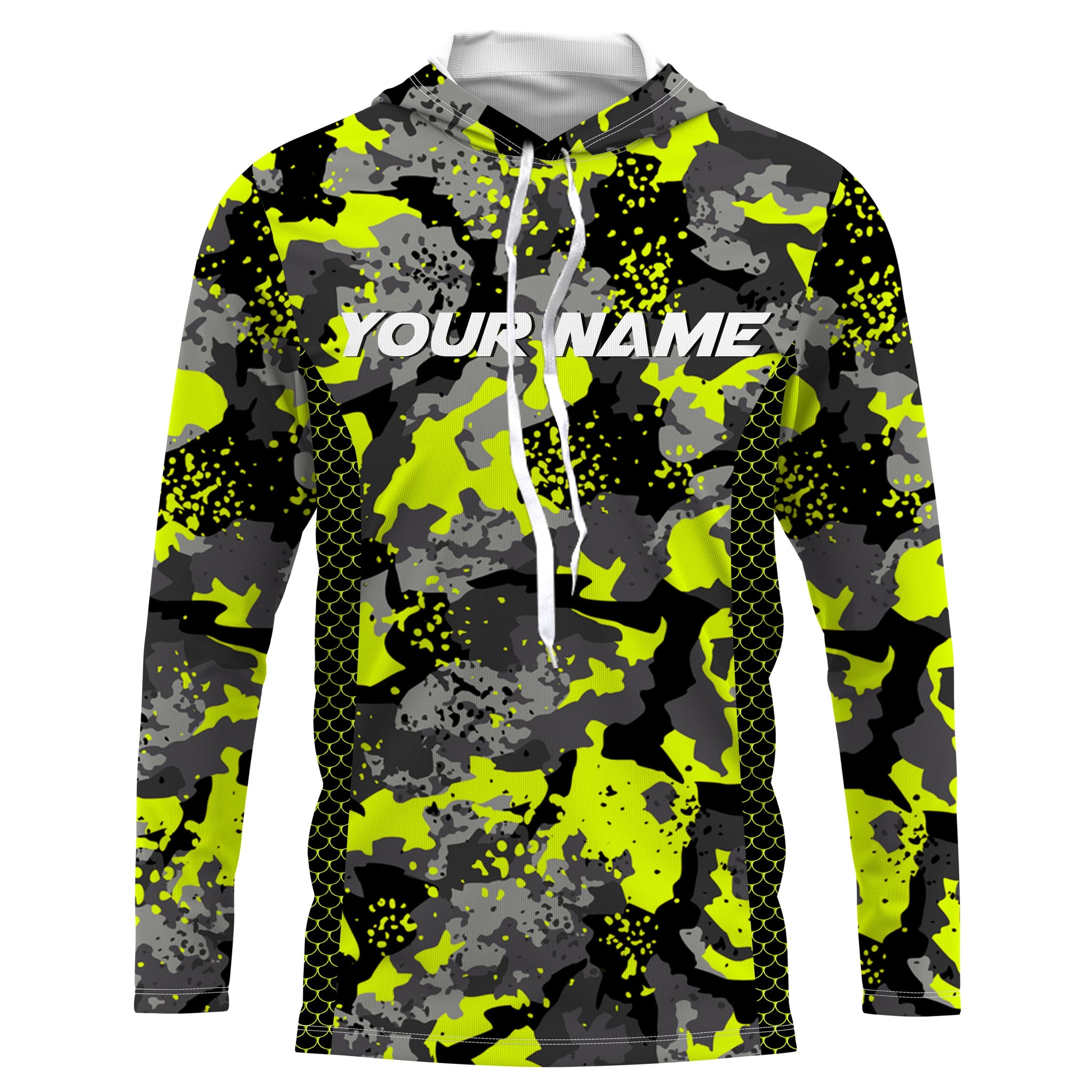 Colorful Fishing Camo Custom UV Long Sleeve Performance Fishing, Camouflage Fishing Apparel TTN82