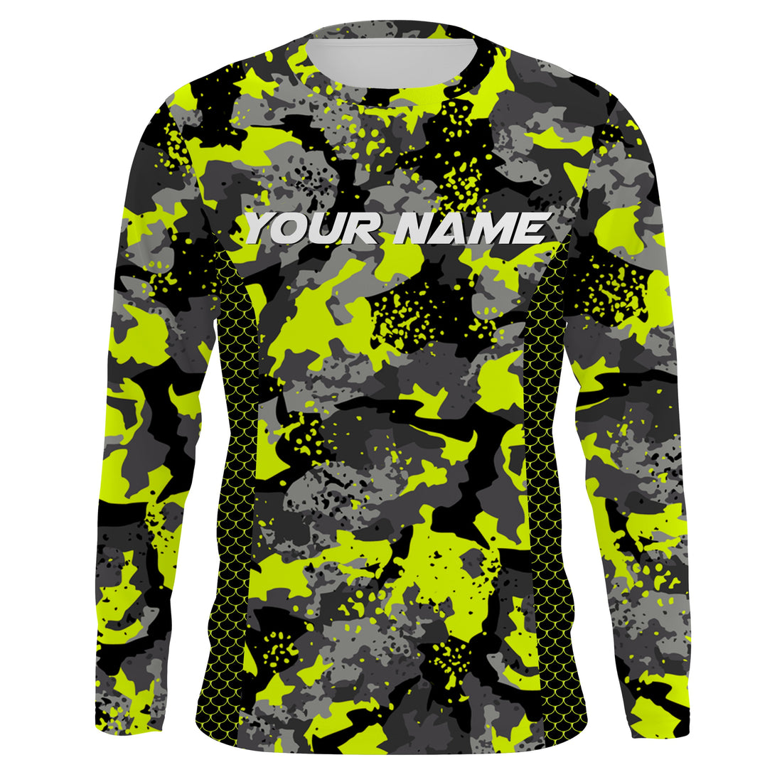 Colorful Fishing Camo Custom UV Long Sleeve Performance Fishing, Camouflage Fishing Apparel TTN82
