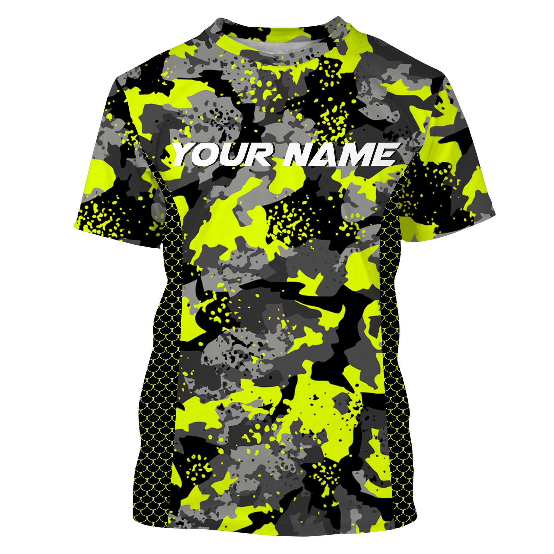 Colorful Fishing Camo Custom UV Long Sleeve Performance Fishing, Camouflage Fishing Apparel TTN82