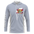 Florida Flag Fish Hook Custom UV Protection Long Sleeve performance Fishing TTN70