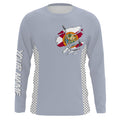 Florida Flag Fish Hook Custom UV Protection Long Sleeve performance Fishing TTN70
