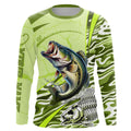 Bass Fishing Water Waves Camo Customize And Women Personalized Fishing Gift YYD0065