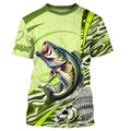 Bass Fishing Water Waves Camo Customize And Women Personalized Fishing Gift YYD0065