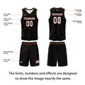 Custom Orange Red Basketball Jersey Uniform Suit Printed Your Logo Name Number