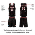 Custom Red Basketball Jersey Uniform Suit Printed Your Logo Name Number