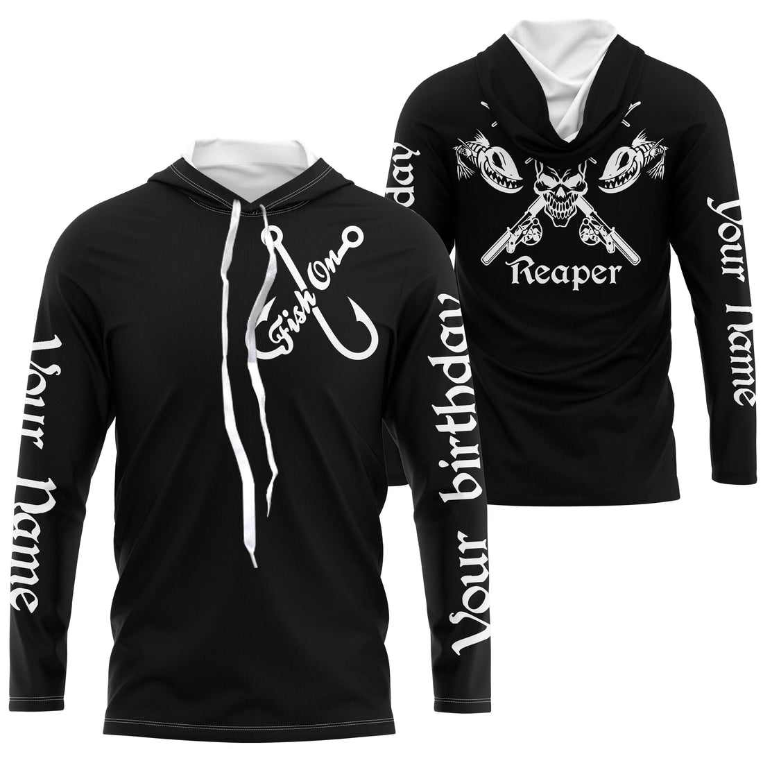 Fish reaper personalized UV protection fishing A5