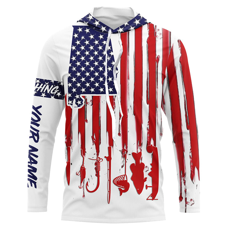 Alabama America flag UV protection performance fishing A31