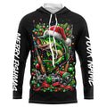 Merry Fishmas UV Protection Bass Fishing For Fisherman A57