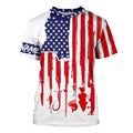 Mississippi America flag UV protection performance fishing A34