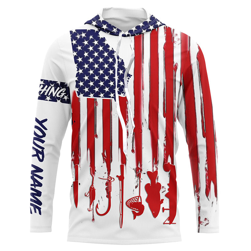 Georgia America flag UV protection performance fishing A35