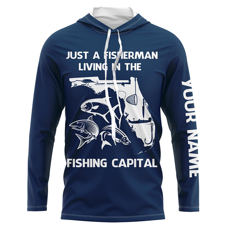 Fisherman living in the Fishing Capital UV protection custom name fishing A32