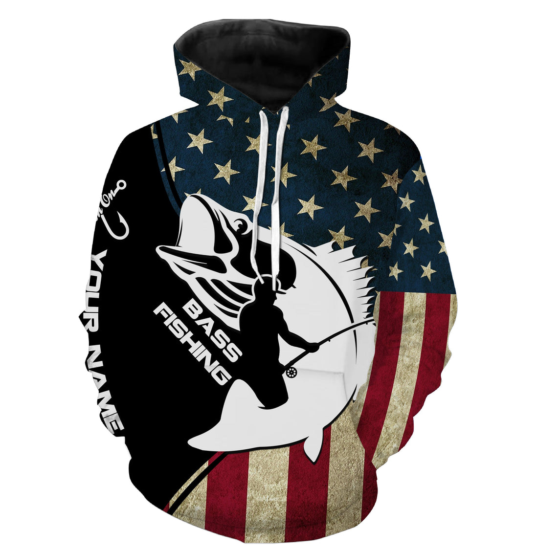 Sailfish fishing 3D American flag patriot UV protection quick dry Customize name long sleeves UPF 30+ personalized gift tshirt saltwater fishing apparel