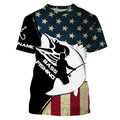 Sailfish fishing 3D American flag patriot UV protection quick dry Customize name long sleeves UPF 30+ personalized gift tshirt saltwater fishing apparel