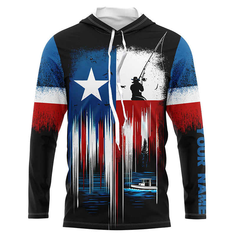 Texas flag UV protection fishing fishing for fisherman A62
