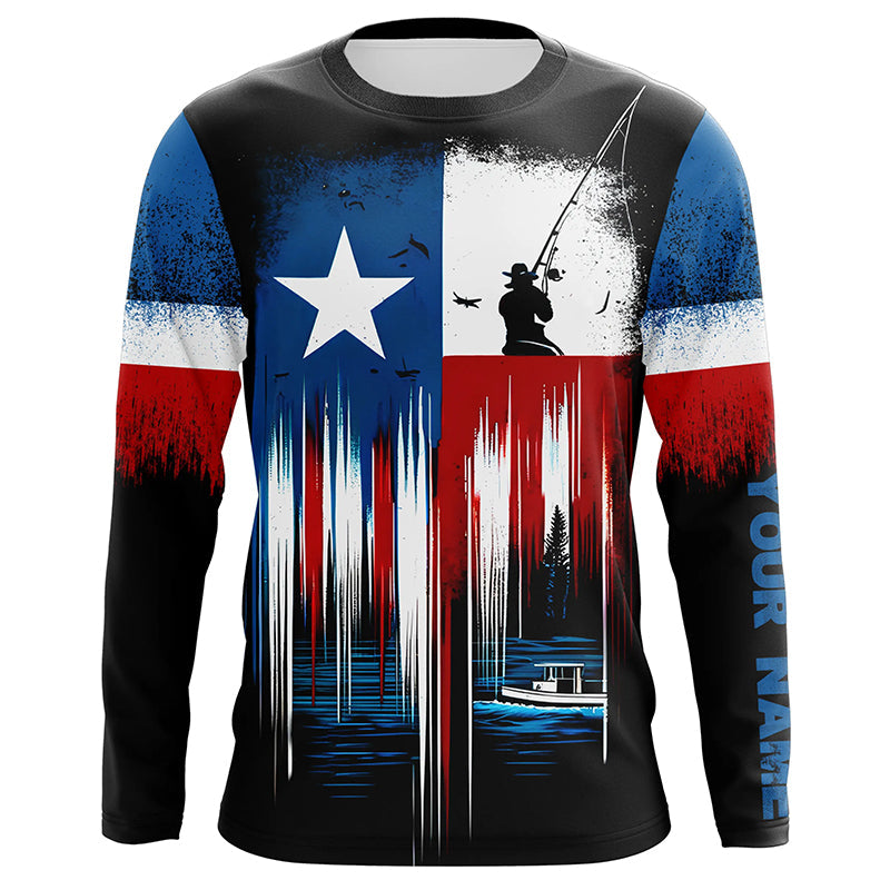 Texas flag UV protection fishing fishing for fisherman A62