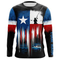 Texas flag UV protection fishing fishing for fisherman A62