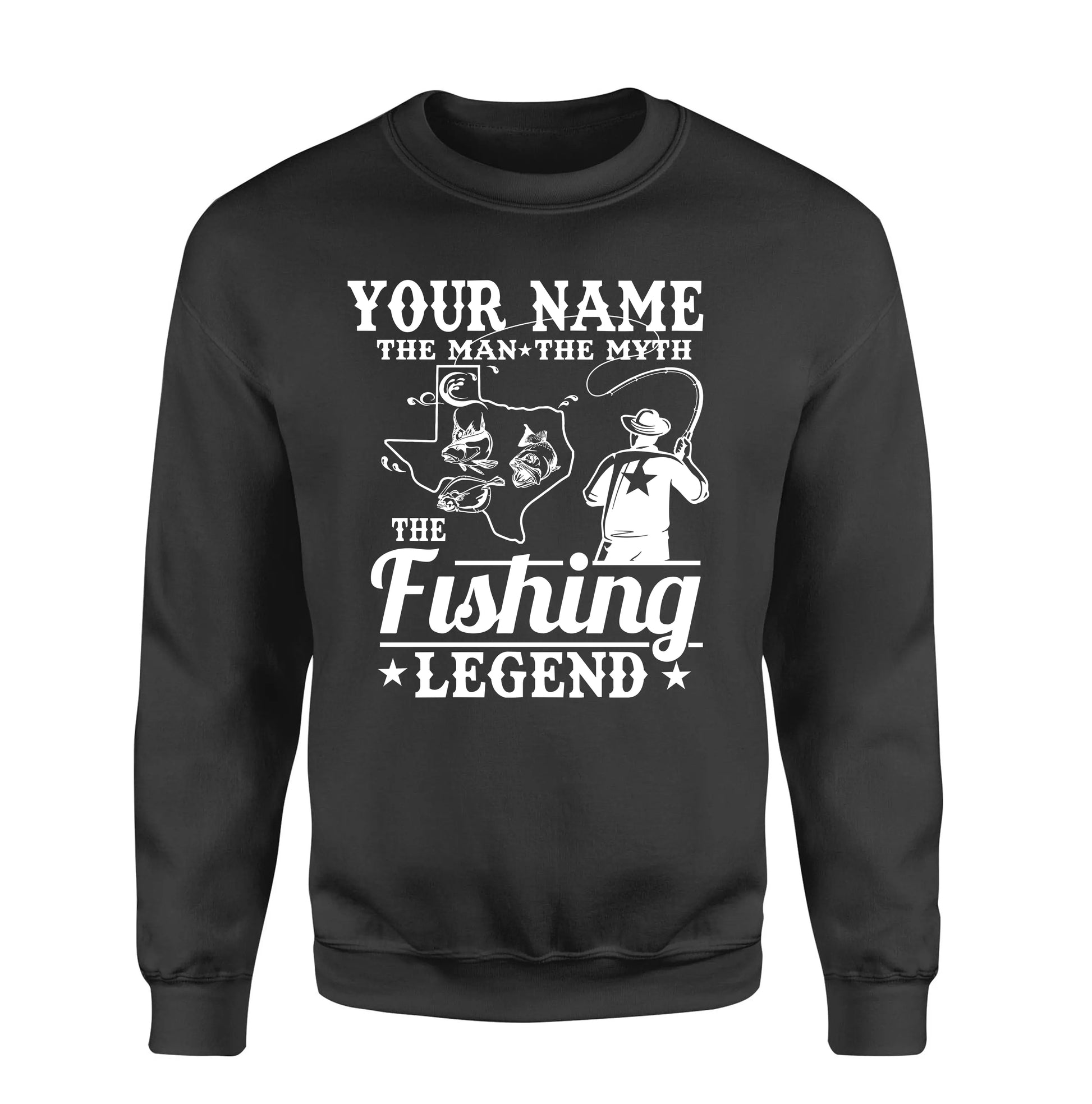 Texas fisherman - the man - the myth - the legend fishing A237