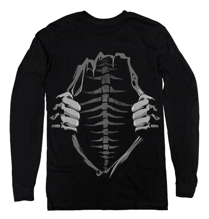 My spine is fish bone large print fisherman gift