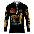 This dog dad loves fishing customize name and dog's photo UV Long Sleeve Fishing UPF 30+ TATS204
