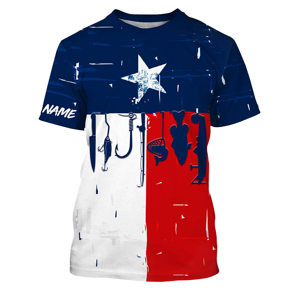Texas flag UV protection fishing fishing for fisherman A66