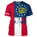 Georgia flag UV protection fishing fishing for fisherman A37