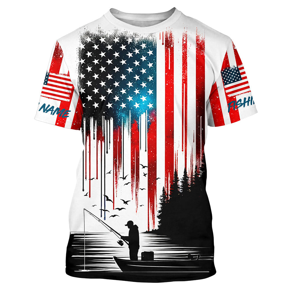 American Flag UV Protection Fishing Fishing For Fisherman A59