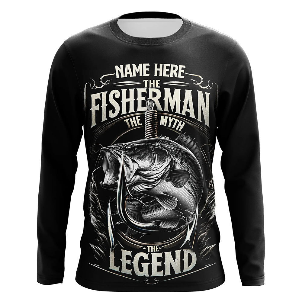 The Fisherman, The Myth, The Legend - Bass Fishing UV Protection Performance A65