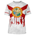 Florida flag UV protection I am a fisherman fishing A24