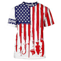 American Flag UV Protection Fishing Fishing For Fisherman A12