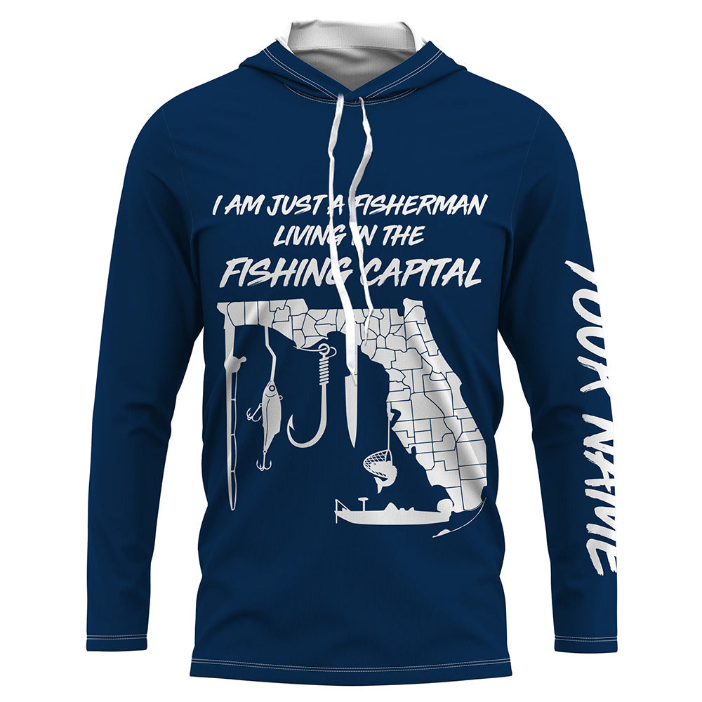 Just a fisherman living in the Fishing Capital UV protection performance fishing A28