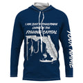 Just a fisherman living in the Fishing Capital UV protection performance fishing A28