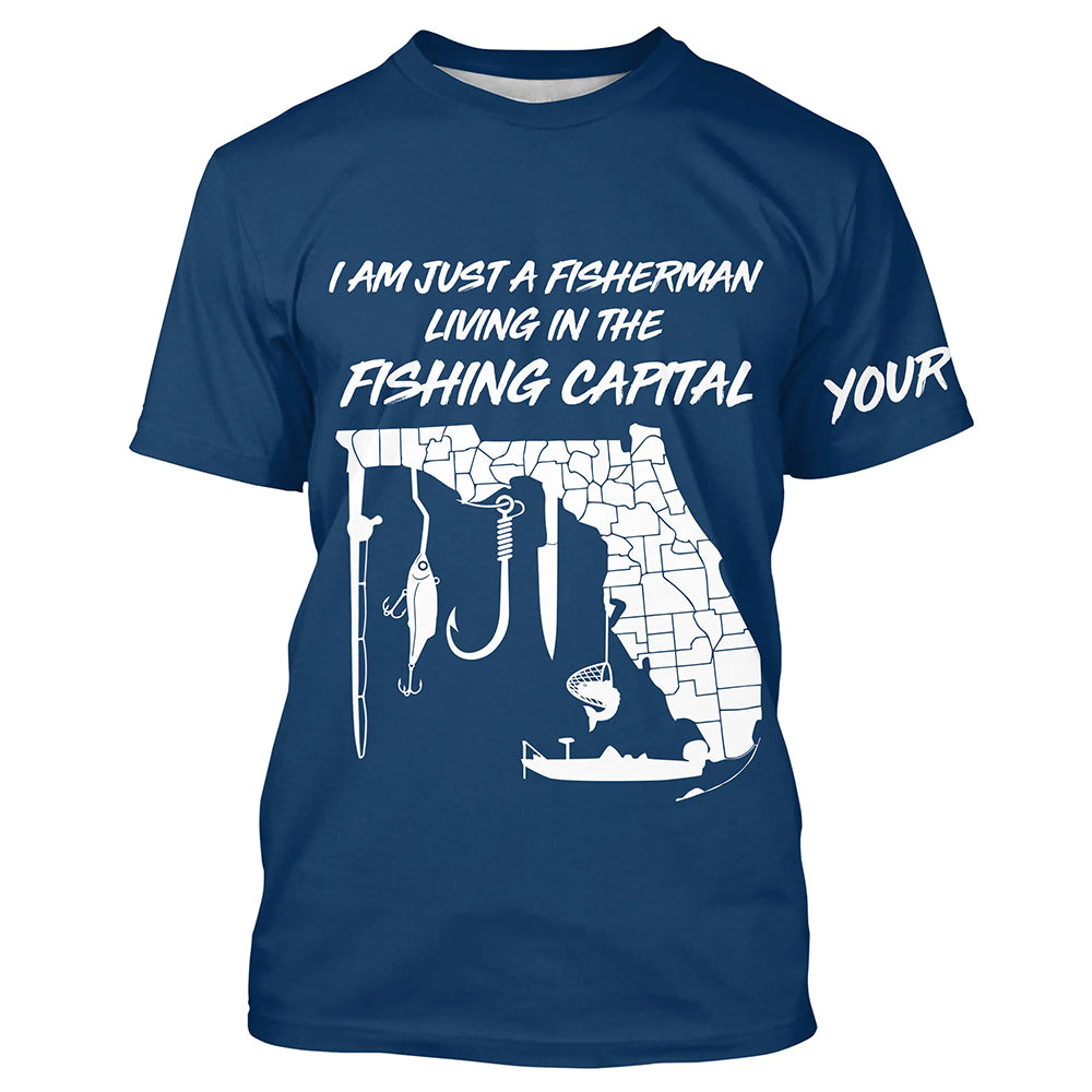 Just a fisherman living in the Fishing Capital UV protection performance fishing A28